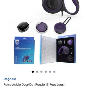 Purple Retractable Pet Leash